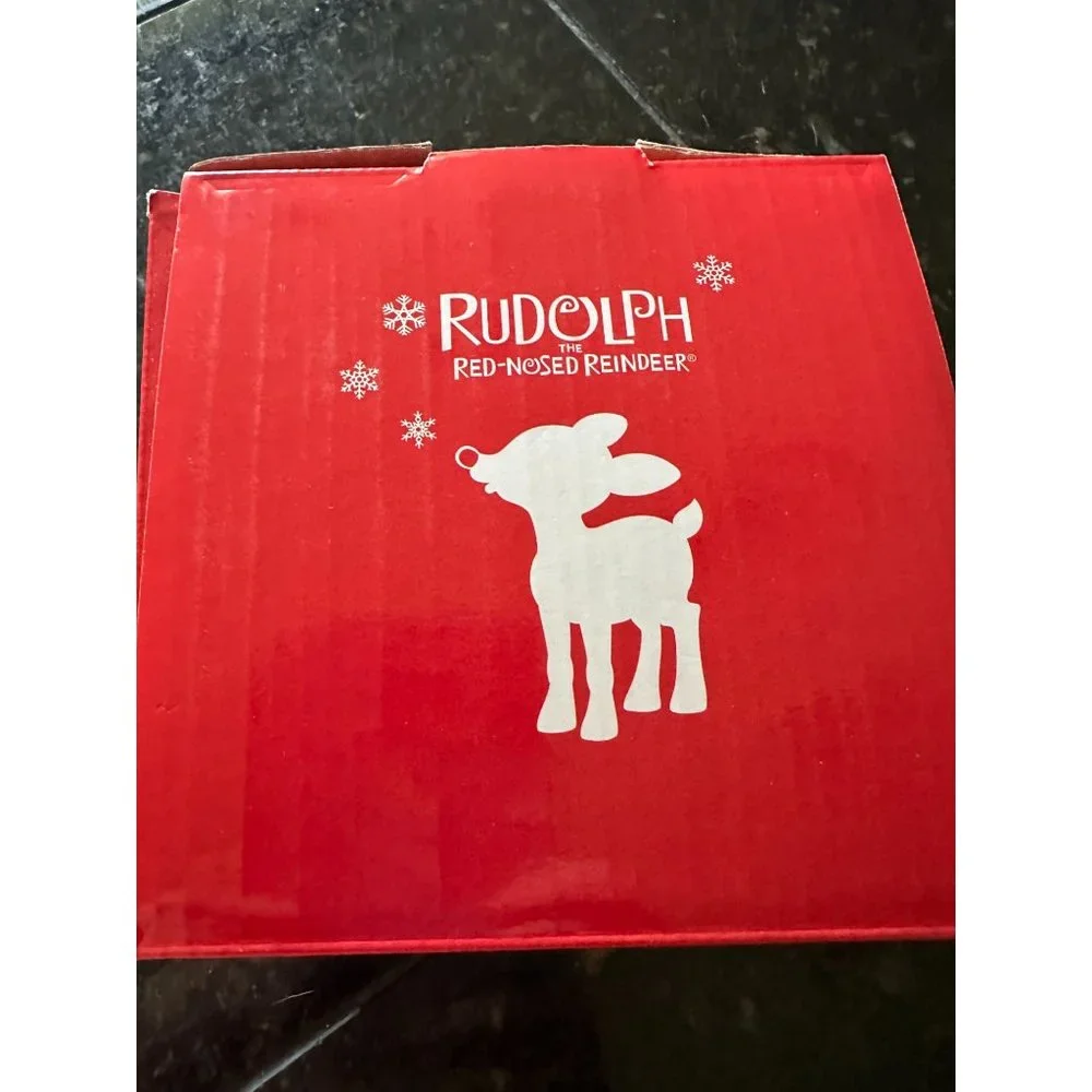 Rudolph 🔴 🦌 the Red Nosed‎ Reindeer Dept 56 latte mug